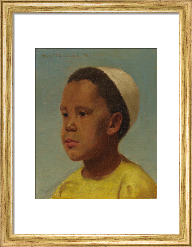 Samuel coleridge taylor portrait print (art print, small, gold frame)