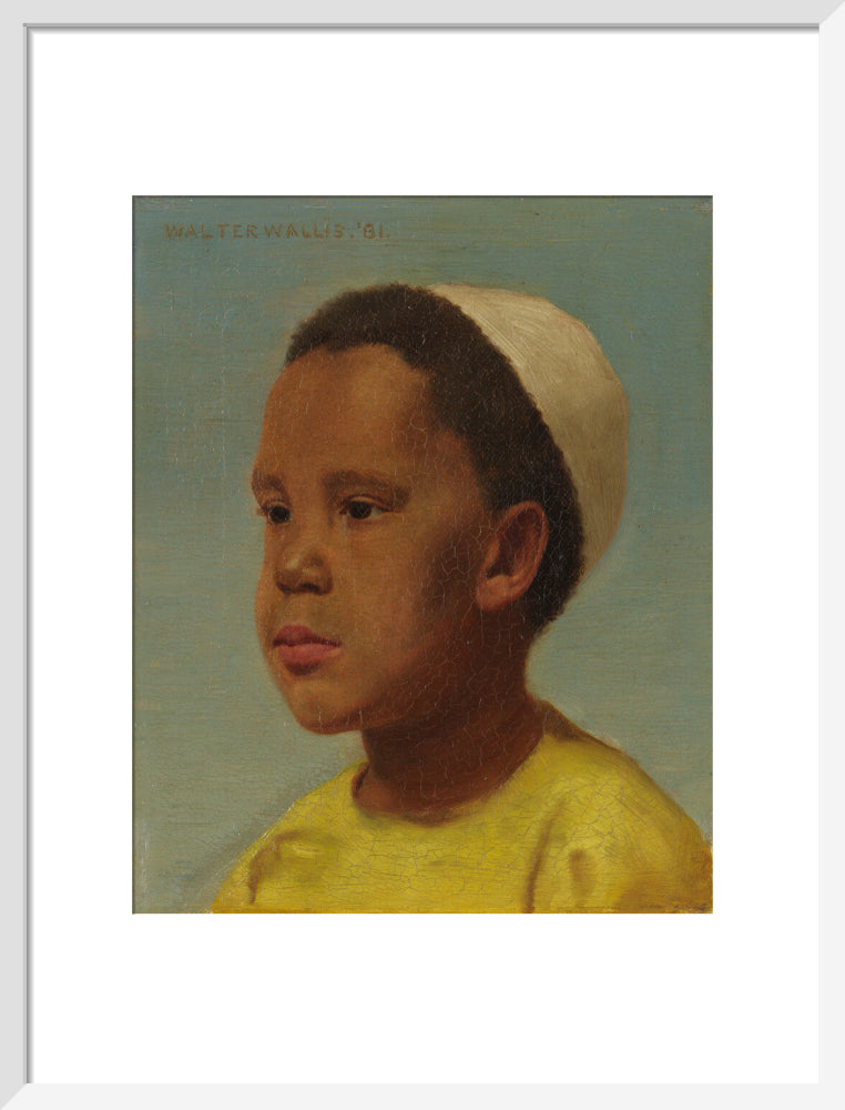 Samuel coleridge taylor portrait print (art print, medium, white frame)