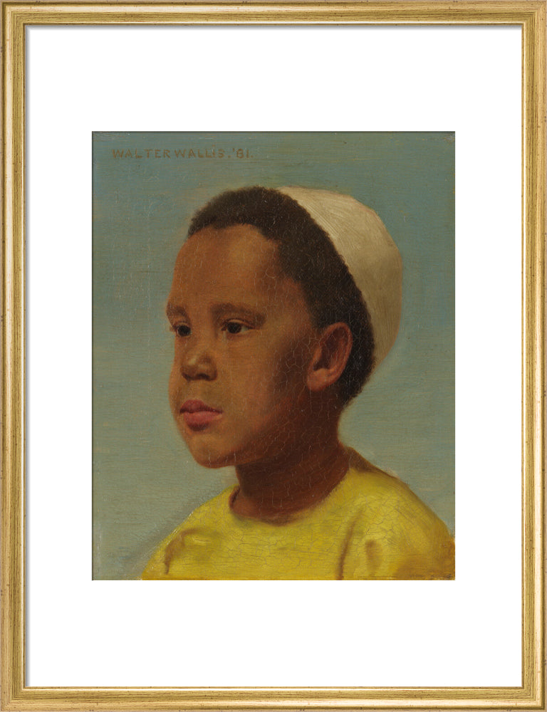 Samuel coleridge taylor portrait print (art print, medium, gold frame)