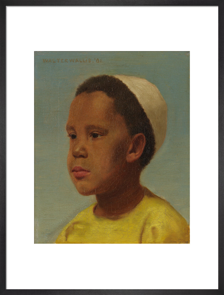 Samuel coleridge taylor portrait print (art print, large, black frame)