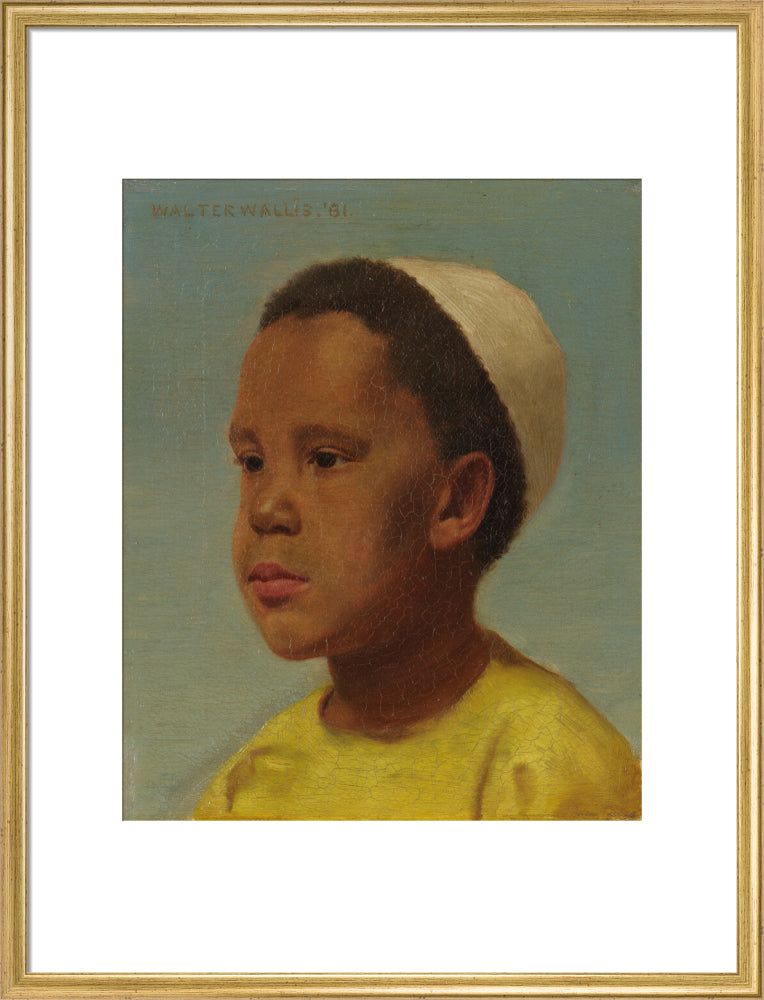 Samuel coleridge taylor portrait print (art print, large, gold frame)