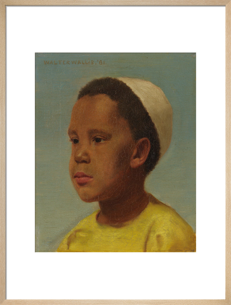 Samuel coleridge taylor portrait print (art print, large, natural frame)