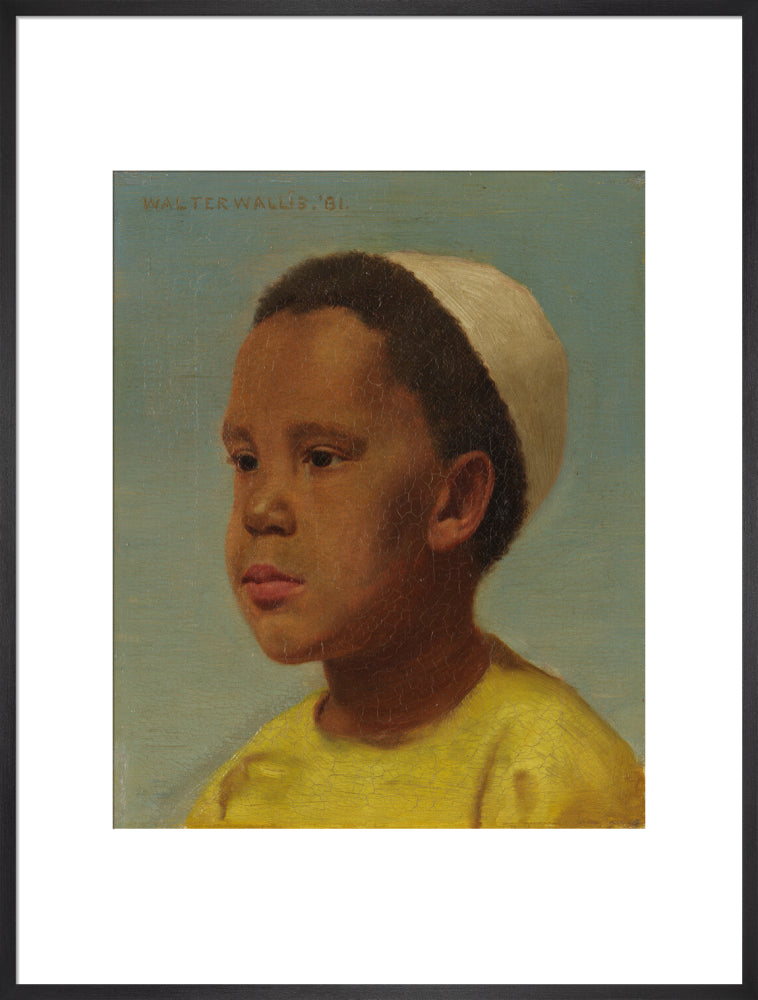 Samuel coleridge taylor portrait print (art print, extra large, black frame)