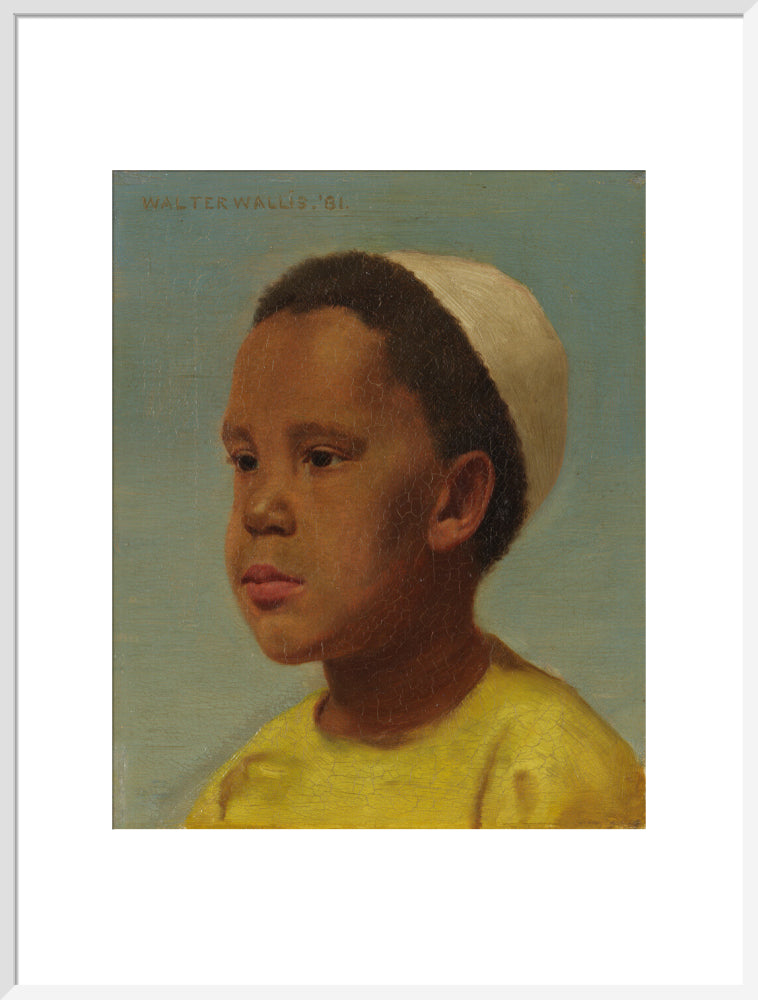 Samuel coleridge taylor portrait print (art print, extra large, white frame)