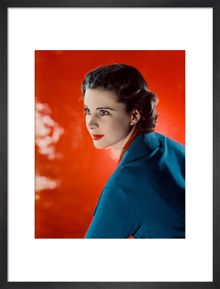 Vivien leigh portrait print (art print, medium, black frame)