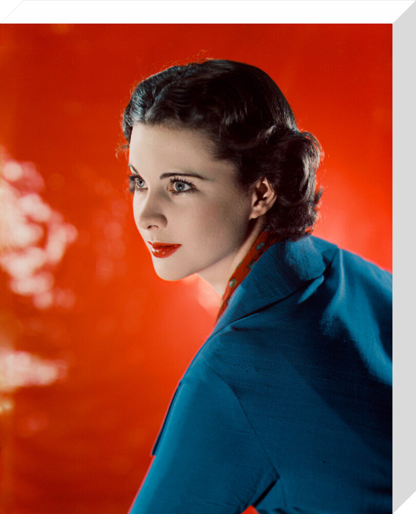 Vivien leigh portrait print (stretched canvas, medium, no frame)