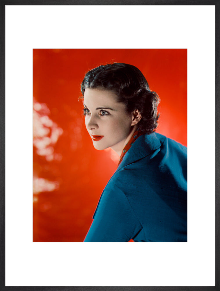 Vivien leigh portrait print (art print, extra large, black frame)
