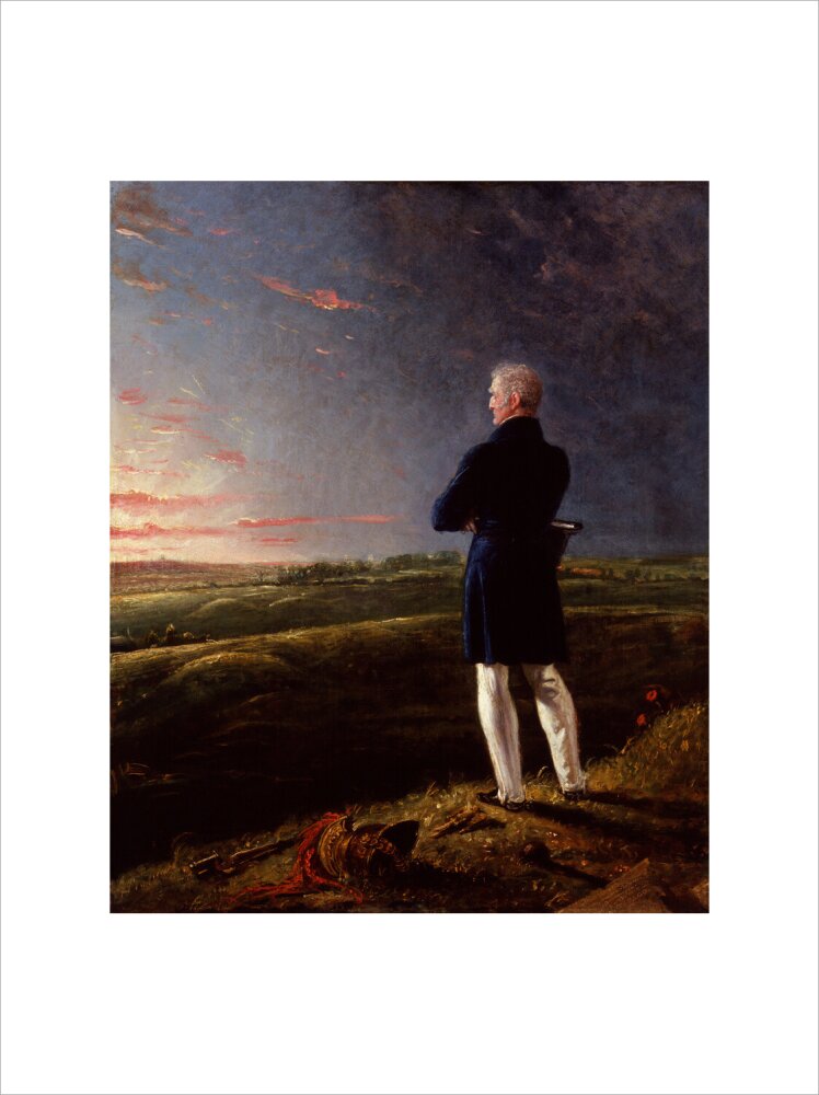 Arthur wellesley, 1st duke of wellington (''a celebrated commander on the retir''d list'') portrait print (art print, extra large, no frame)