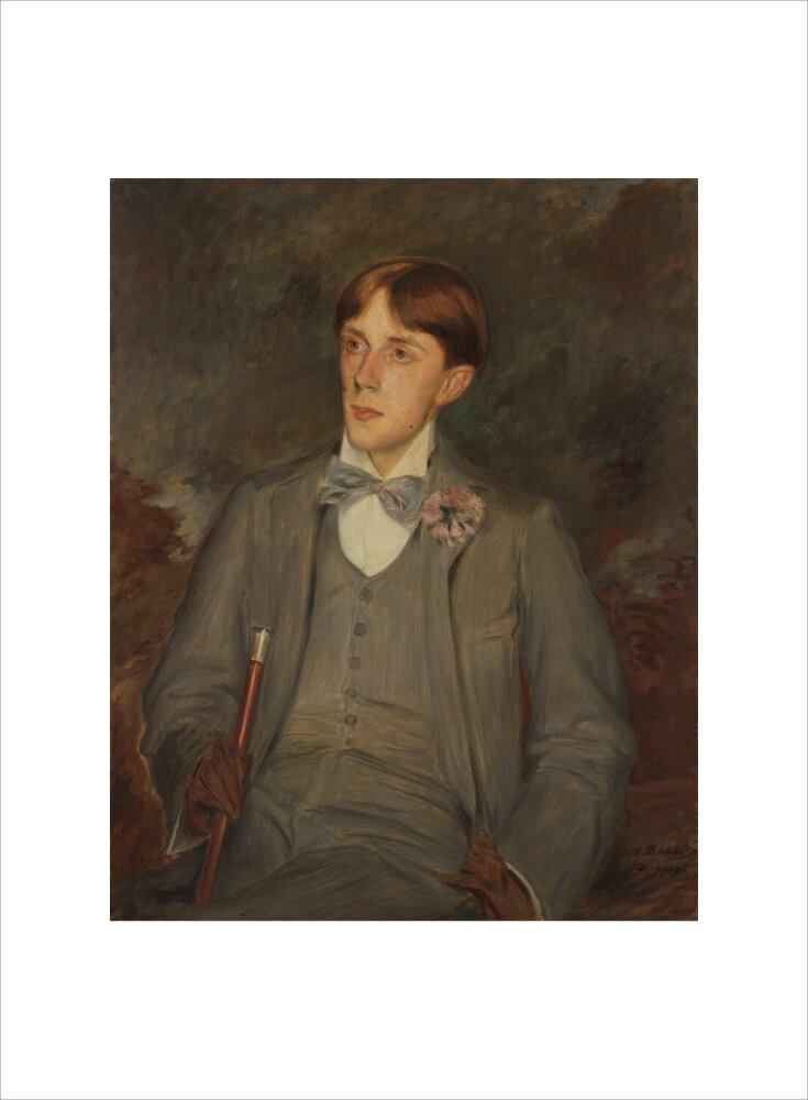 Aubrey beardsley portrait print (art print, small, no frame)