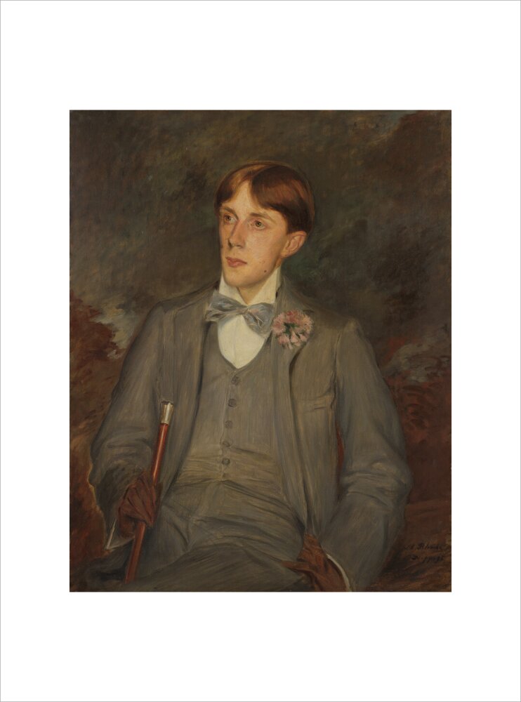 Aubrey beardsley portrait print (art print, medium, no frame)