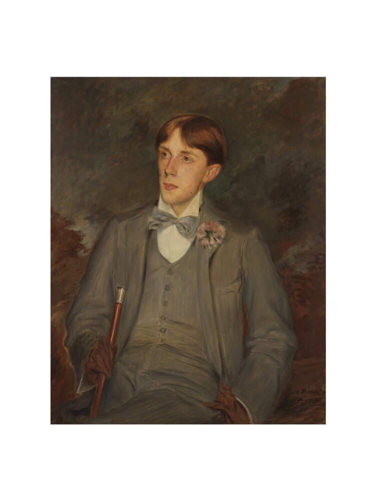 Aubrey beardsley portrait print (art print, large, no frame)