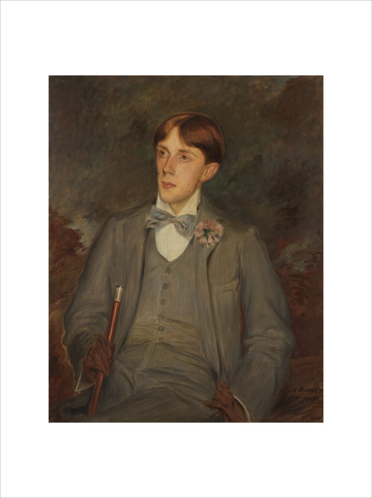 Aubrey beardsley portrait print (art print, extra large, no frame)
