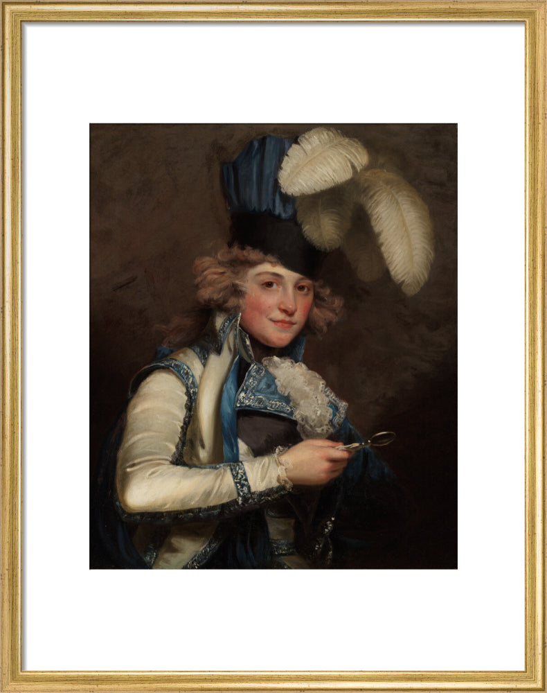 Dorothy jordan portrait print (art print, medium, gold frame)