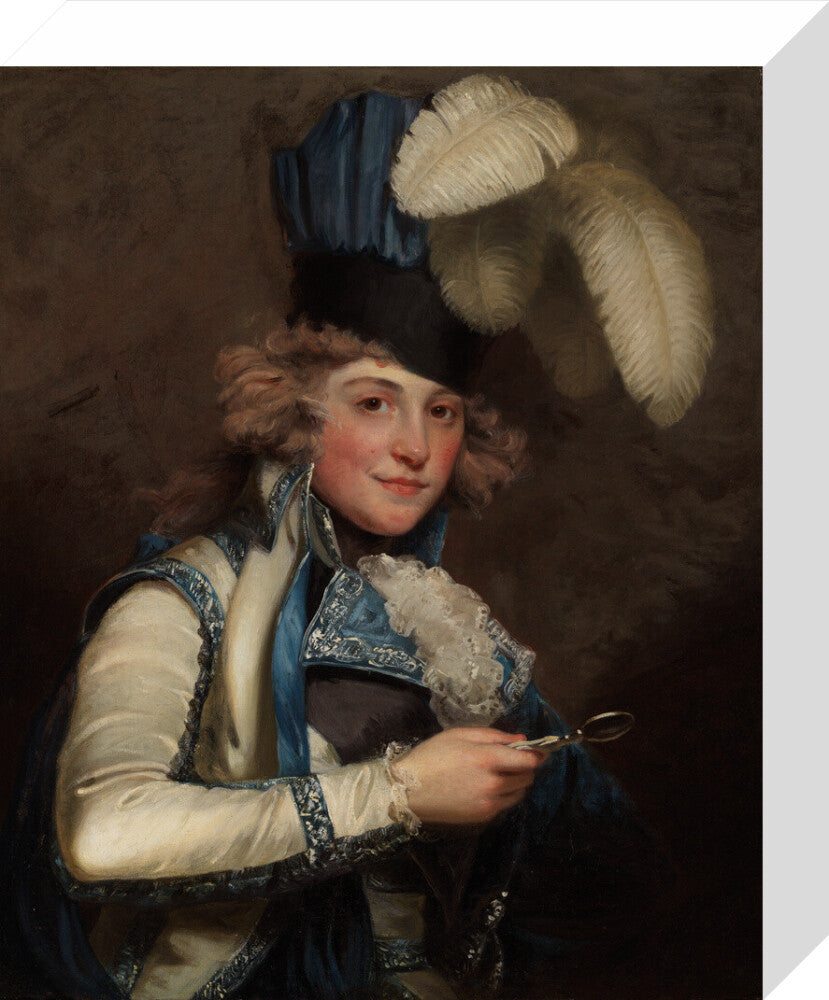 Dorothy jordan portrait print (stretched canvas, small, no frame)