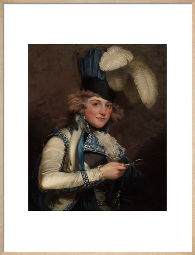 Dorothy jordan portrait print (art print, large, natural frame)