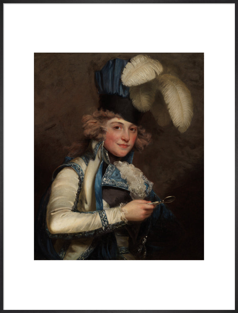 Dorothy jordan portrait print (art print, extra large, black frame)