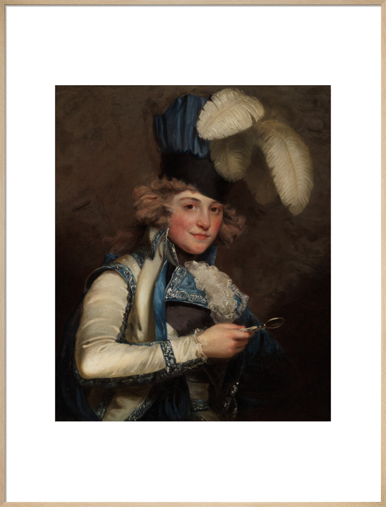 Dorothy jordan portrait print (art print, extra large, natural frame)
