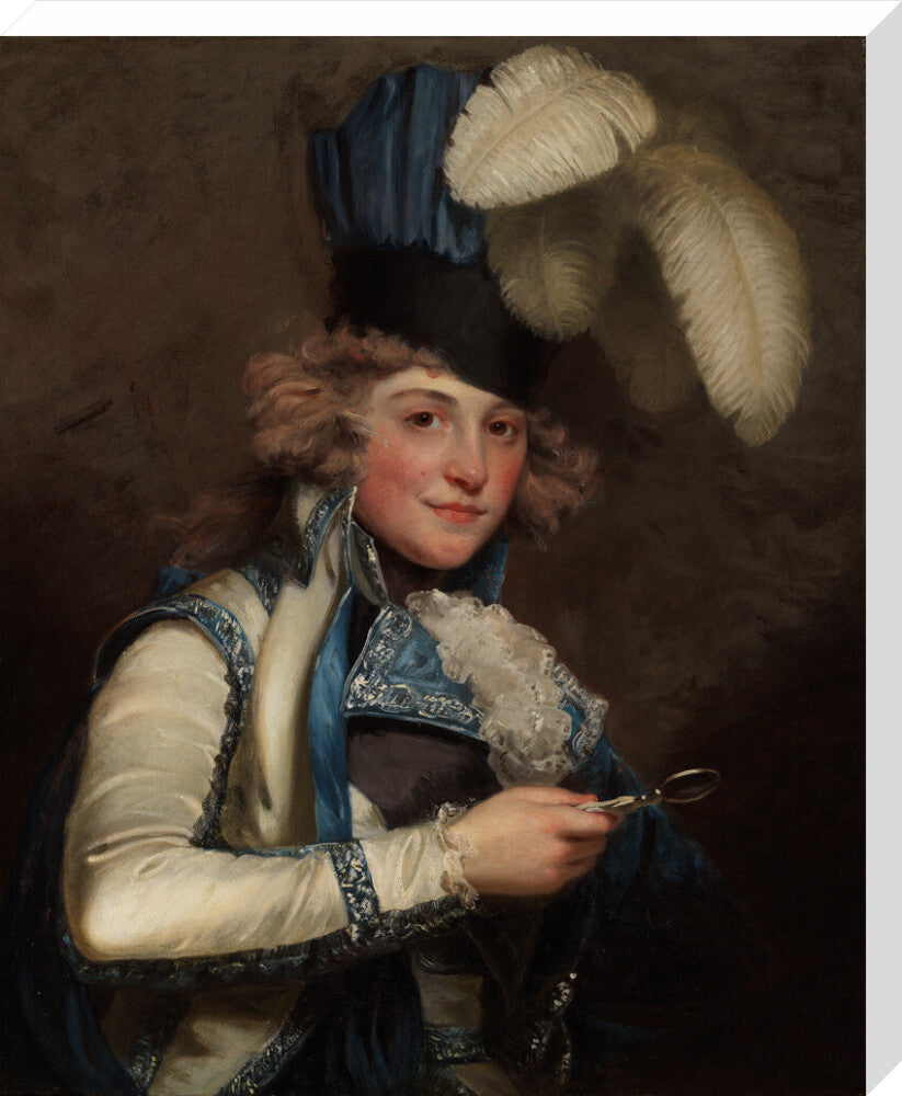 Dorothy jordan portrait print (stretched canvas, large, no frame)