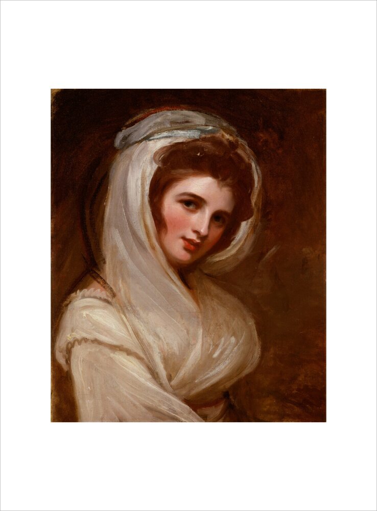 Emma hamilton portrait print (art print, small, no frame)
