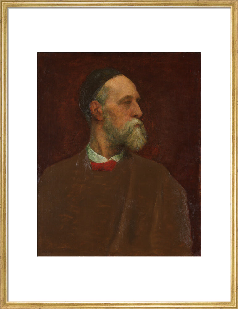 George frederic watts portrait print (art print, large, gold frame)