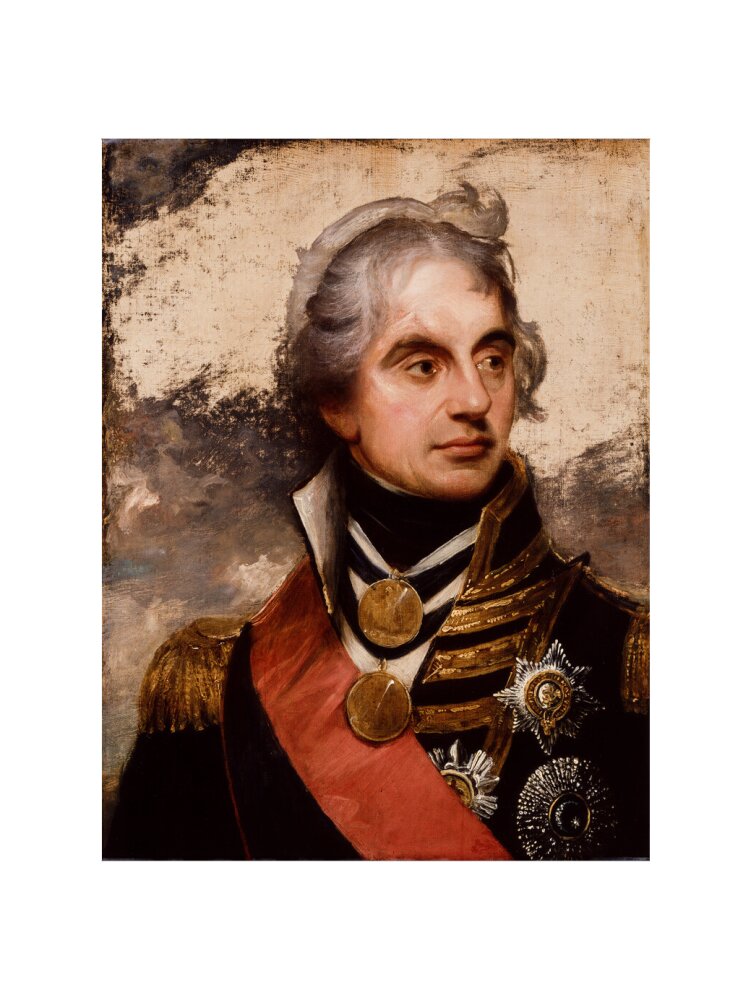Horatio nelson portrait print (art print, extra large, no frame)