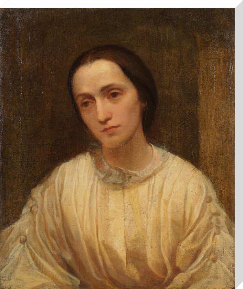 Julia margaret cameron portrait print (stretched canvas, extra large, no frame)