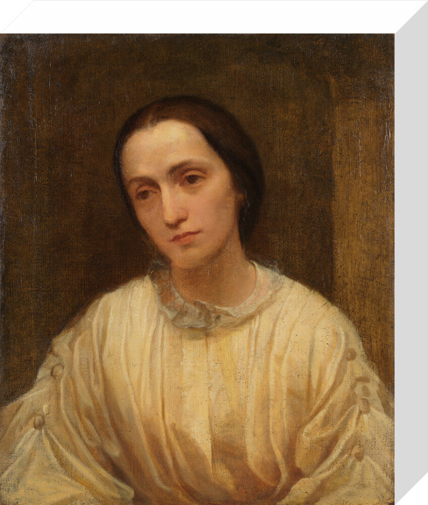 Julia margaret cameron portrait print (stretched canvas, small, no frame)