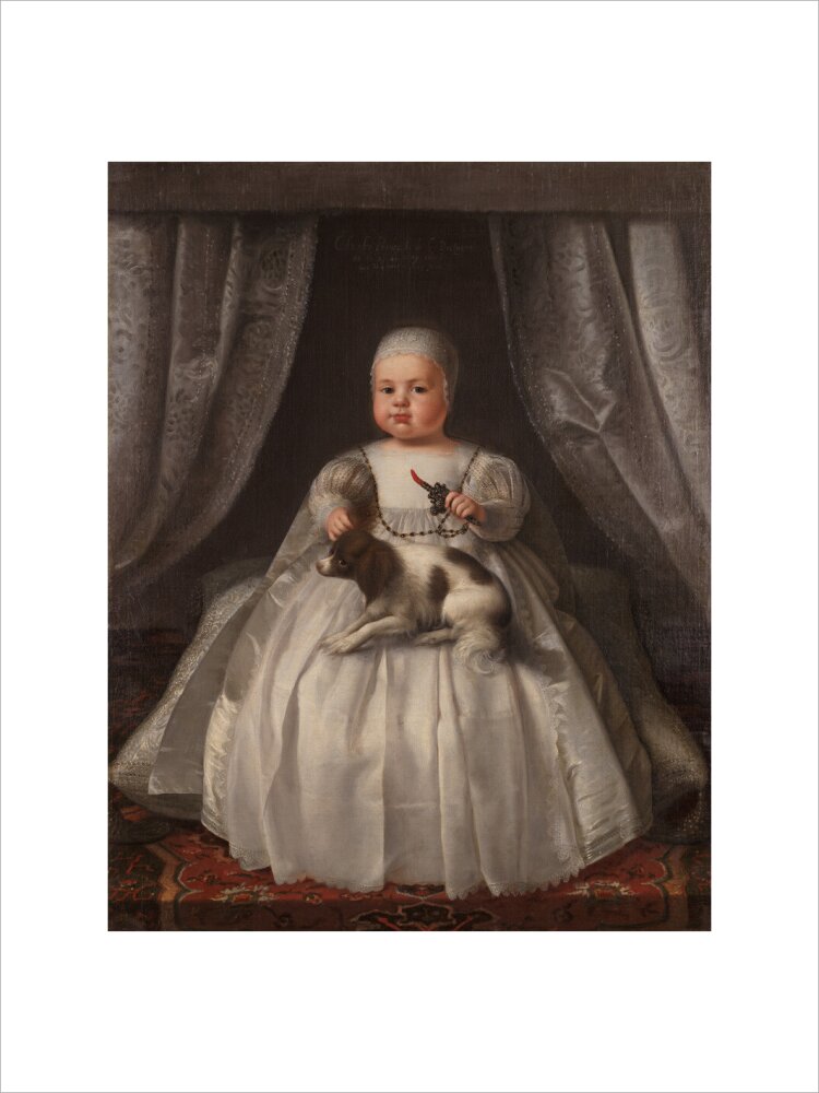 King charles ii portrait print (art print, extra large, no frame)