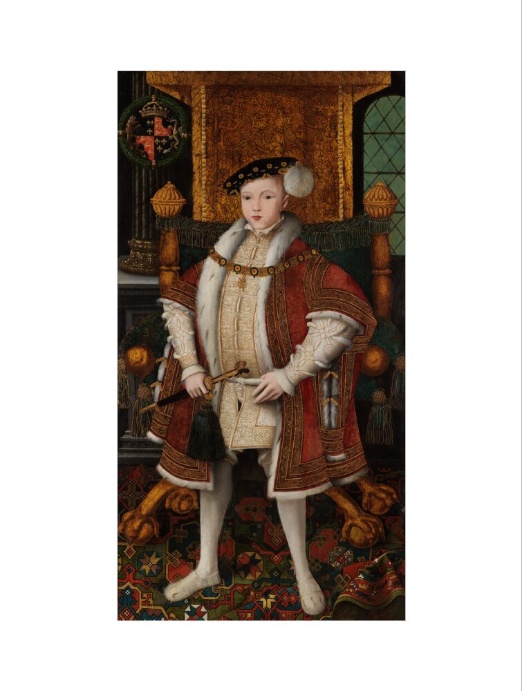 King edward vi portrait print (art print, large, no frame)