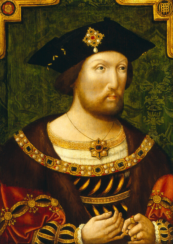 King henry viii portrait print