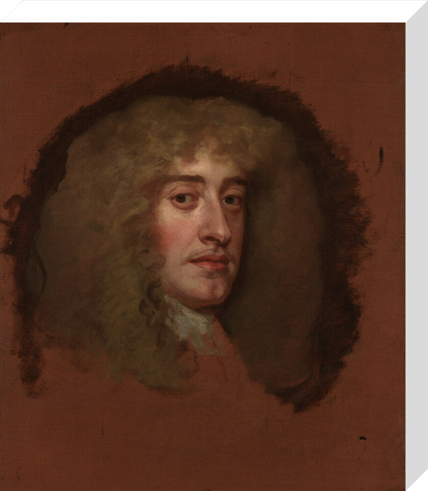 King james ii portrait print (stretched canvas, medium, no frame)