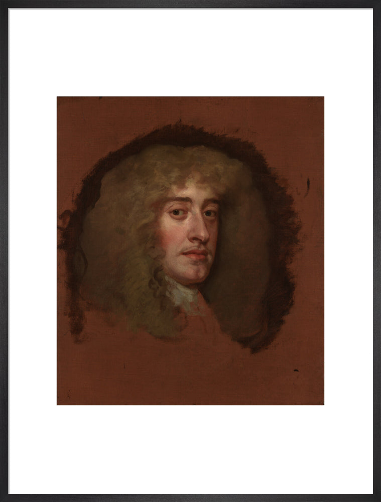 King james ii portrait print (art print, extra large, black frame)