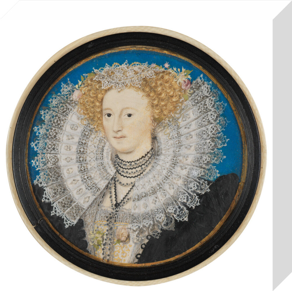 Mary herbert, countess of pembroke portrait print (stretched canvas, small, no frame)