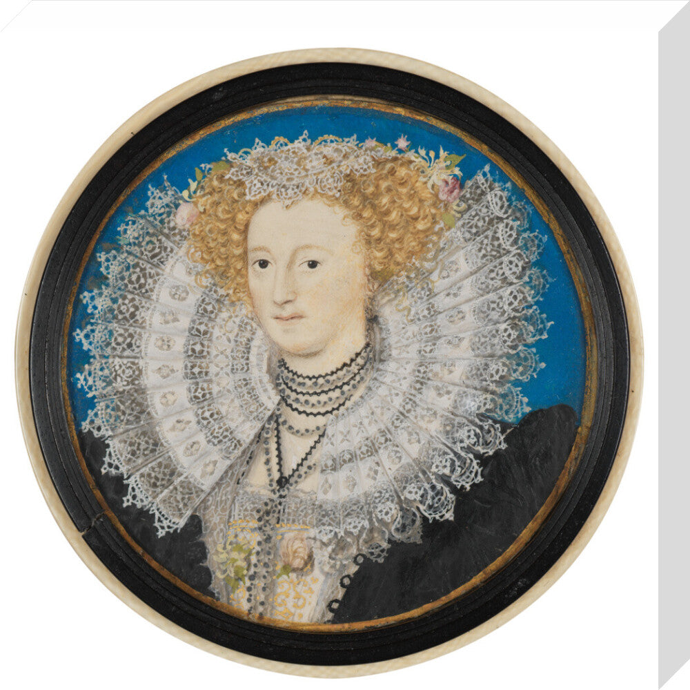 Mary herbert, countess of pembroke portrait print (stretched canvas, medium, no frame)