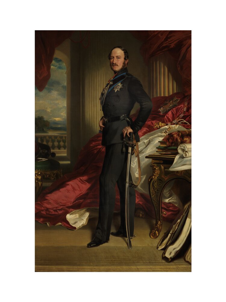 Prince albert of saxe coburg and gotha portrait print (art print, small, no frame)