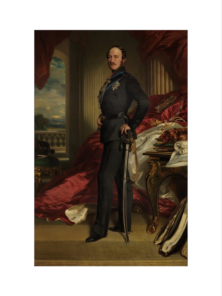 Prince albert of saxe coburg and gotha portrait print (art print, medium, no frame)