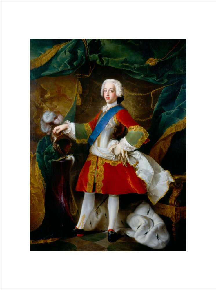 Prince charles edward stuart portrait print (art print, extra large, no frame)