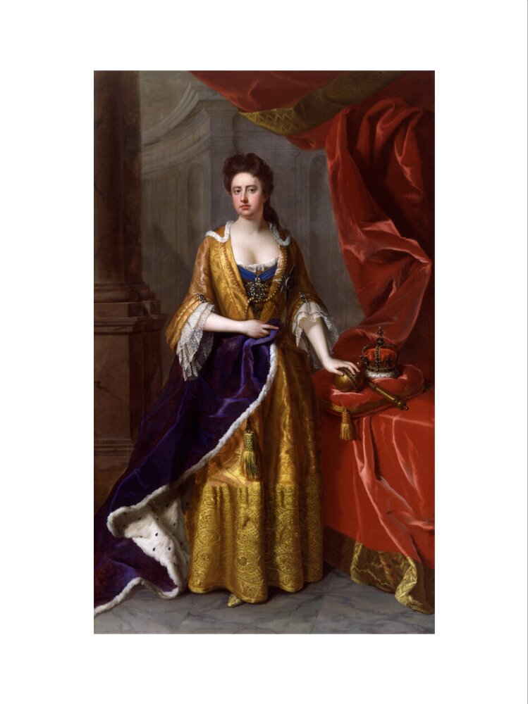 Queen anne portrait print (art print, small, no frame)