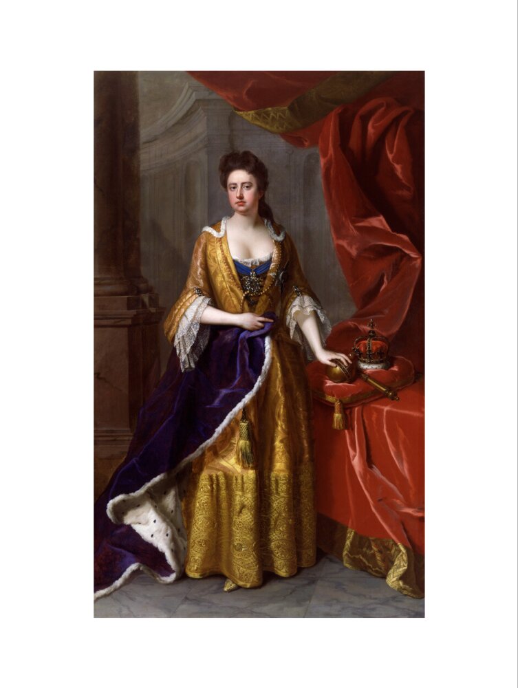 Queen anne portrait print (art print, large, no frame)
