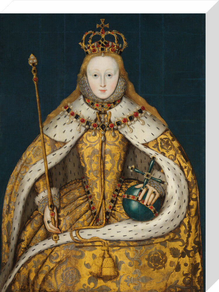 Queen elizabeth i portrait print (stretched canvas, medium, no frame)