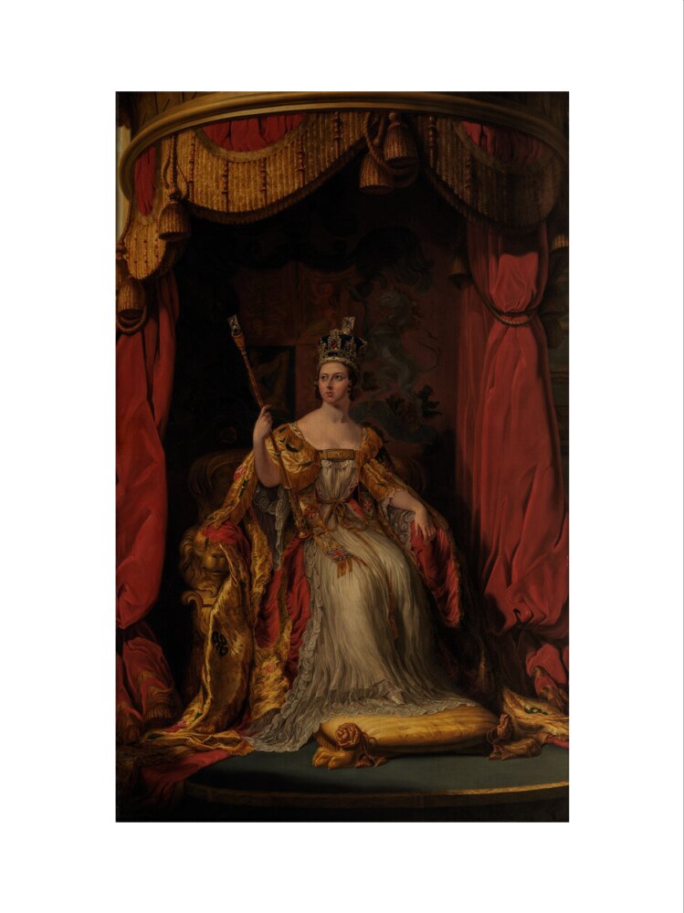 Queen victoria portrait print (art print, small, no frame)