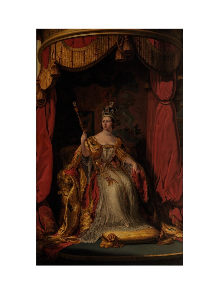 Queen victoria portrait print (art print, extra large, no frame)
