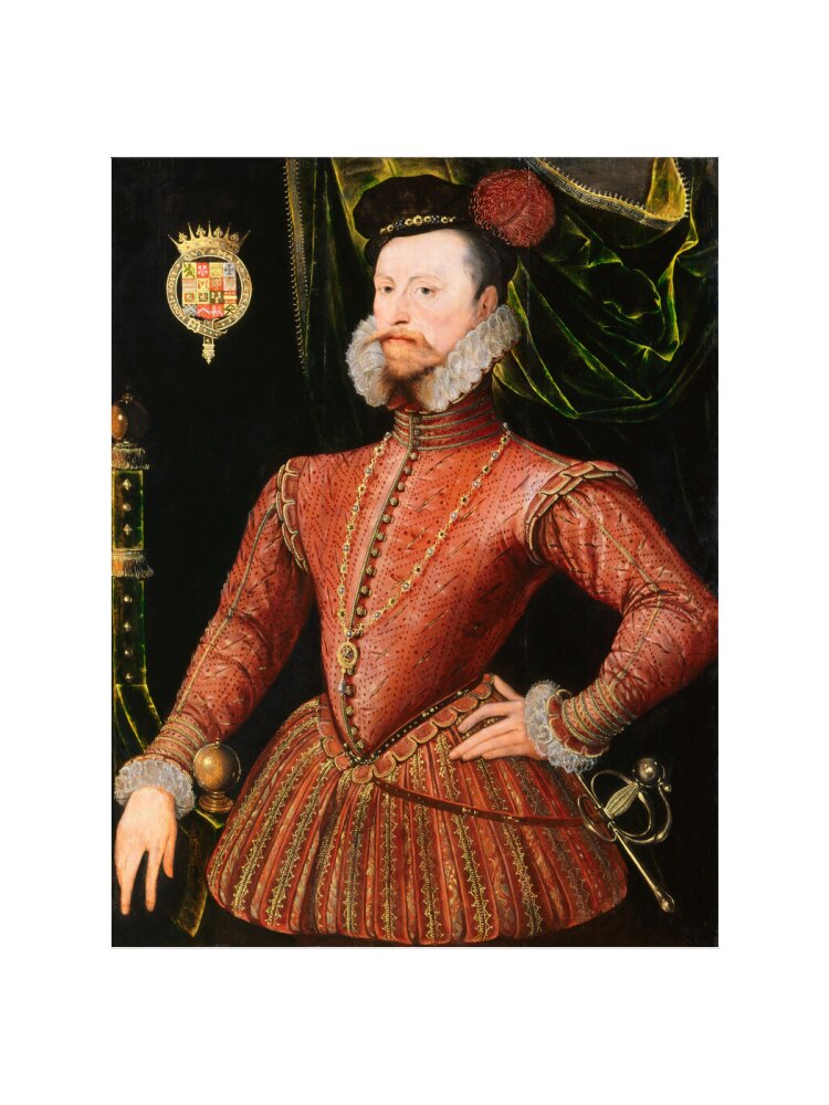 Robert dudley, earl of leicester portrait print (art print, extra large, no frame)