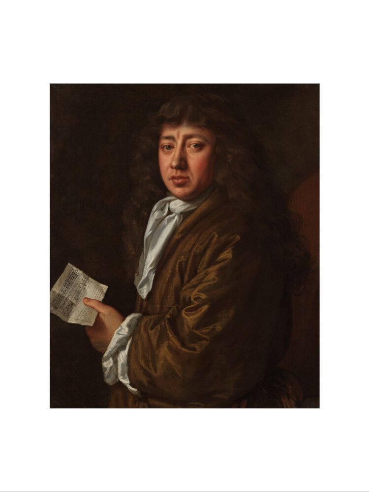 Samuel pepys portrait print (art print, large, no frame)