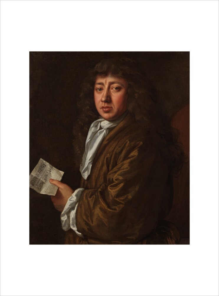 Samuel pepys portrait print (art print, large, no frame)