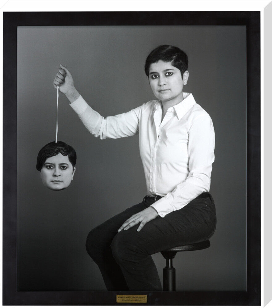 Shami chakrabarti portrait print (stretched canvas, extra large, no frame)