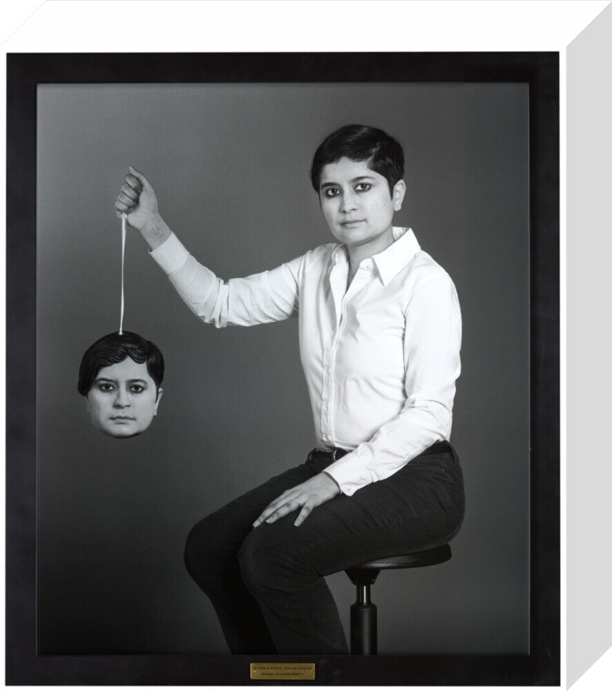 Shami chakrabarti portrait print (stretched canvas, small, no frame)