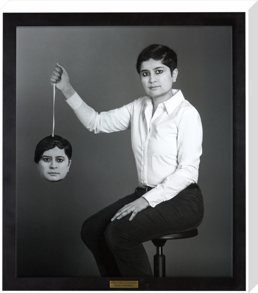 Shami chakrabarti portrait print (stretched canvas, large, no frame)
