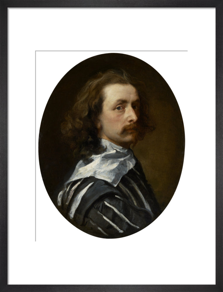 Sir anthony van dyck portrait print (art print, medium, black frame)