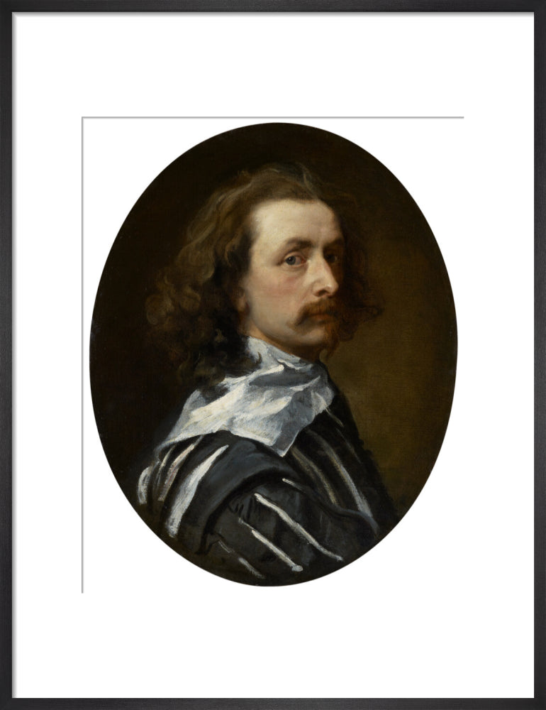 Sir anthony van dyck portrait print (art print, medium, black frame)